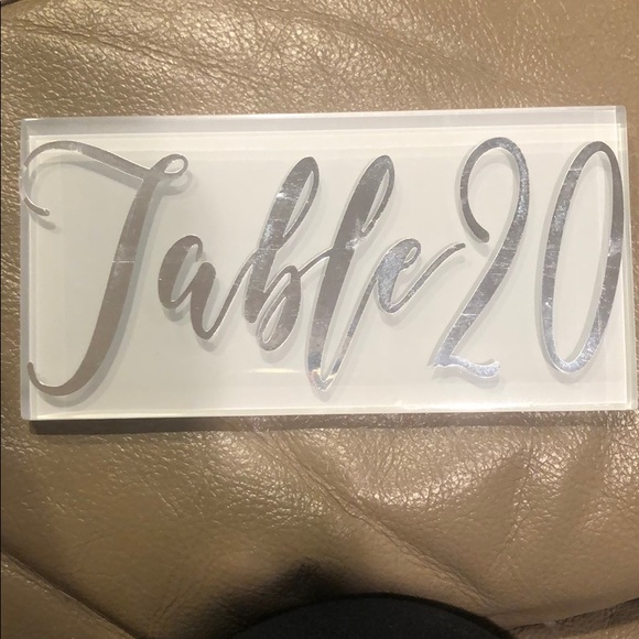 Ceramic Table Numbers - Picture 2 of 3